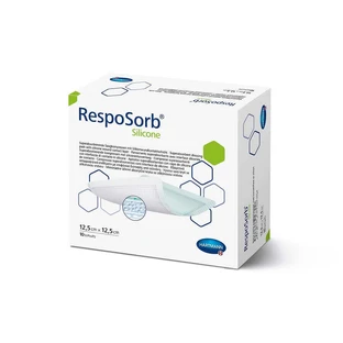 Силиконовая повязка RespoSorb 12,5 x 12,5 см, 10 штук, Hartmann
