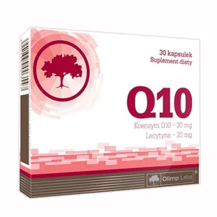 Olimp Q10, коэнзим Q10 и лецитин, 30 капсул
