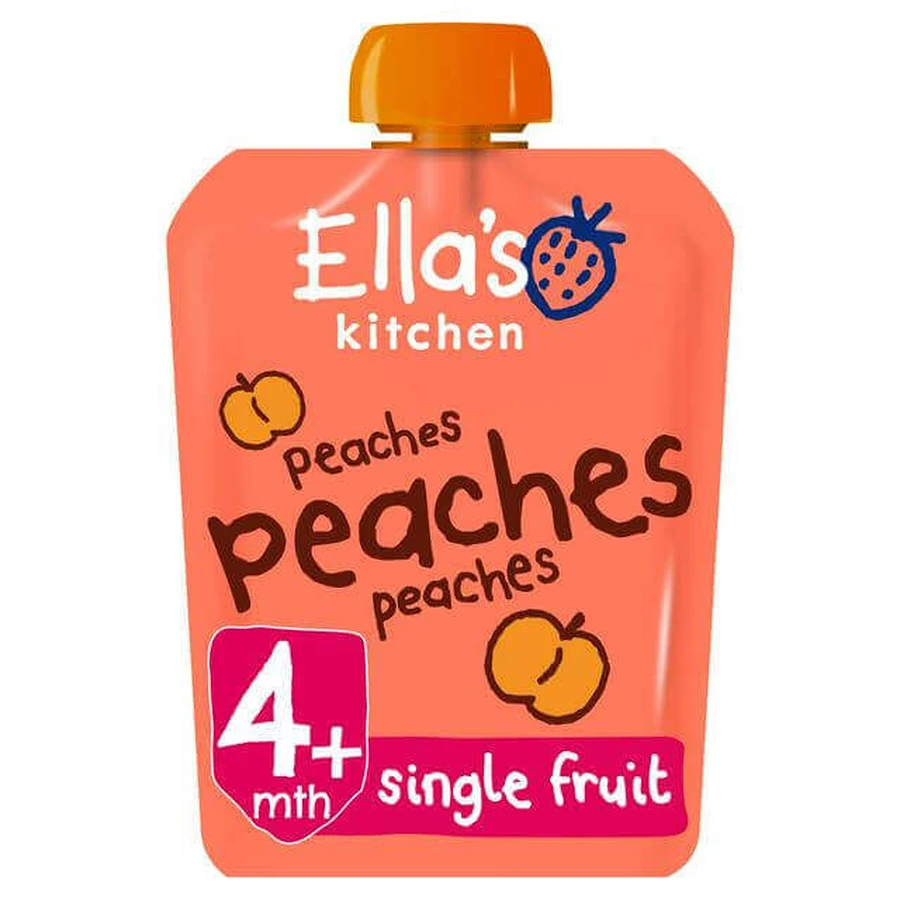 Органическое персиковое пюре, 70 г, Ella's Kitchen: цены и характеристики