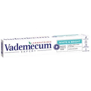 Зубна паста Pro White & Bright, 75 мл, Vademecum
