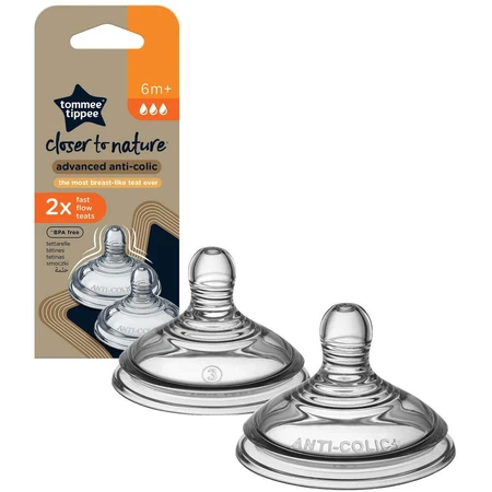 Tommee Tippee CTN Faa Soother ADVANCED ANTI-COLIC Fast Flow 6m+, 2 шт.: цены и характеристики