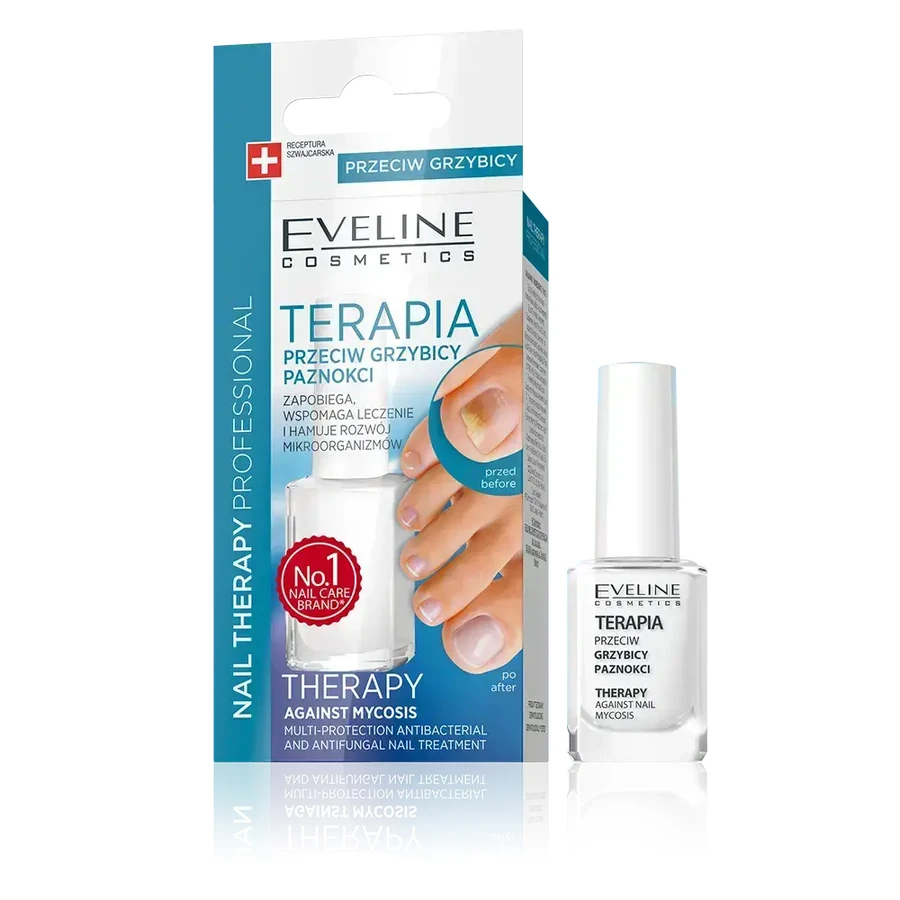 Засіб для нігтів проти мікозу Nail Therapy, 12 мл, Eveline: ціни та характеристики