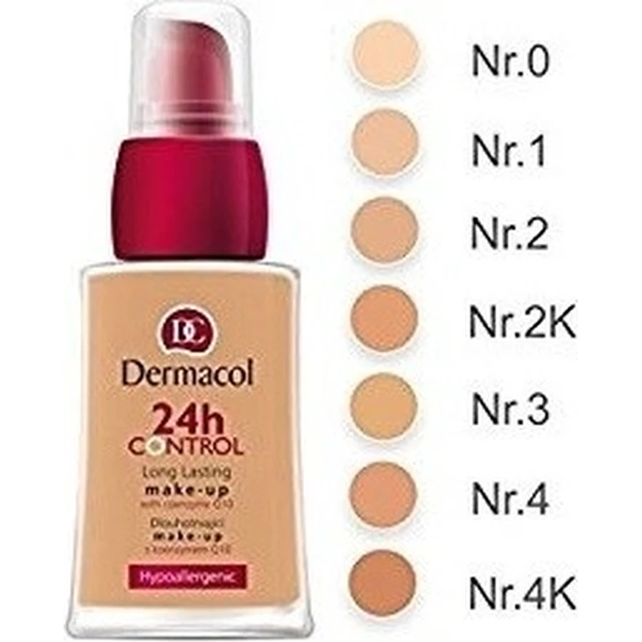 DERMACOL MAKE-UP 24H CONTROL 0 1×30 мл, макияж: цены и характеристики