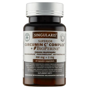Singularis Superior Curcumin C3 Complex + Bioperine 30 капсул