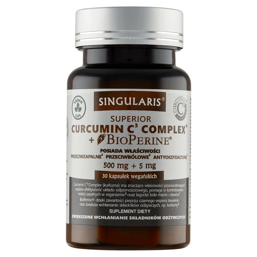 Singularis Superior Curcumin C3 Complex + Bioperine 30 капсул: ціни та характеристики