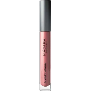 MÁDARA GLOSSY VENOM Зволожуючий блиск для губ Magnetic Nude 1×4 мл, зволожуючий блиск для губ