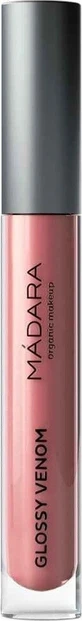 MÁDARA GLOSSY VENOM Увлажняющий блеск для губ Magnetic Nude 1×4 мл, увлажняющий блеск для губ