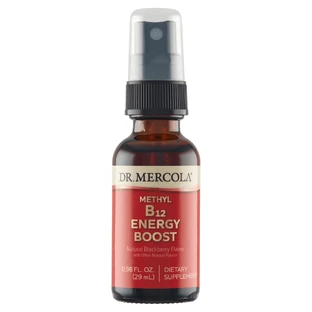Dr. Mercola Methyl B12 Energy Booster, спрей, вкус Jeyn, 29 мл
