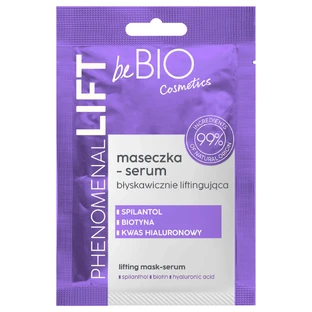 beBIO Phenomenal Lift, ліфтингова маска-сироватка, 10 мл