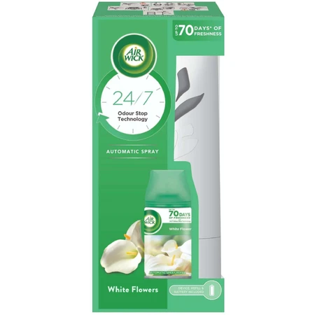 Автоматический диффузор Airwick Freshmatic White с белыми цветами фрезии 250 мл картридж: цены и характеристики