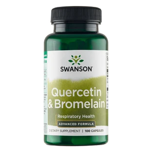 Swanson Quercetin & Bromelain, кверцетин та бромелайн, 100 капсул