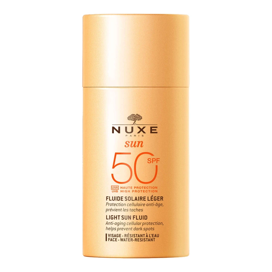 Nuxe Sun, легкий крем з високим ступенем захисту SPF 50, для нормальної та комбінованої шкіри, 50 мл: ціни та характеристики