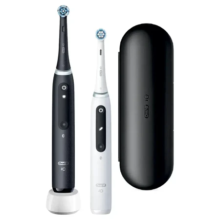 Электрическая зубная щетка Oral B iO Series 5 Duo Black&White 1×1, электрическая зубная щетка: цены и характеристики