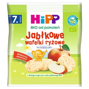 HiPP Яблочно-ржаные вафли Bio, после 7 месяцев, 30 г