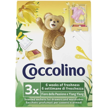 Ароматизовані пакетики Coccolino з маракуєю 3 шт: ціни та характеристики