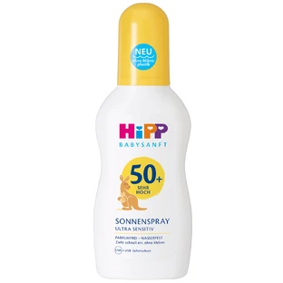 HiPP Babysanft, захисний лосьйон для соку, спрей, SPF 50+, 150 мл