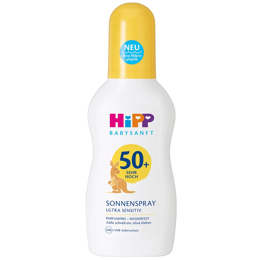 HiPP Babysanft, захисний лосьйон для соку, спрей, SPF 50+, 150 мл: ціни та характеристики