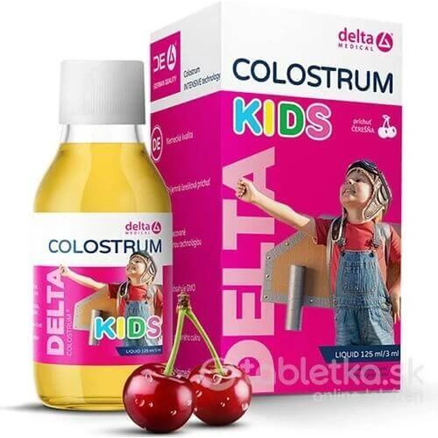 DELTA COLOSTRUM KIDS Вишня рідина 125мл 1×125 мл: ціни та характеристики