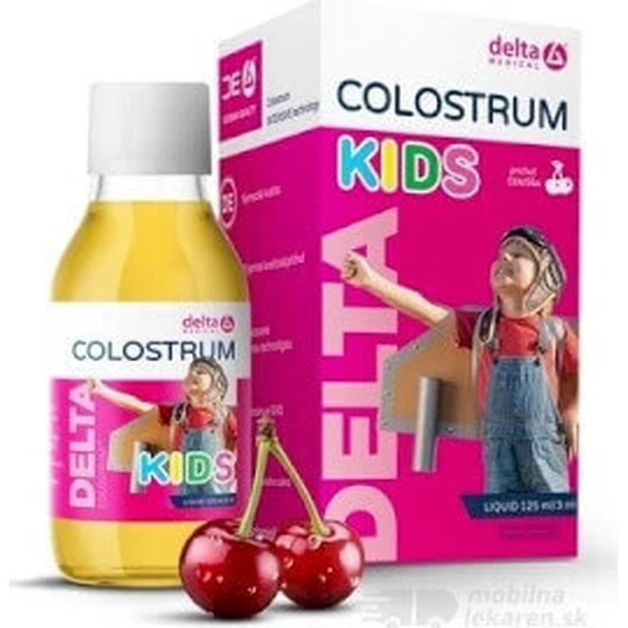 DELTA COLOSTRUM KIDS Вишня рідина 125мл 1×125 мл: ціни та характеристики