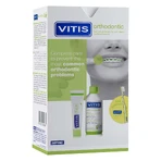 Набор Vitis Ortodontic, ополаскиватель для полости рта, 500 мл + зубная паста, 100 мл + зубная щетка, 1 шт.: цены и характеристики