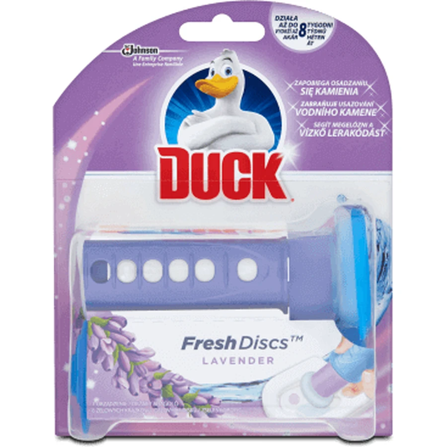 Освіжувач для туалету Duck Lavender, 1 шт: ціни та характеристики