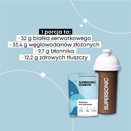Суперзвуковий пеноварот Smart Meal, смак ванільного морозива з лісовою суницею, 100 г: ціни та характеристики