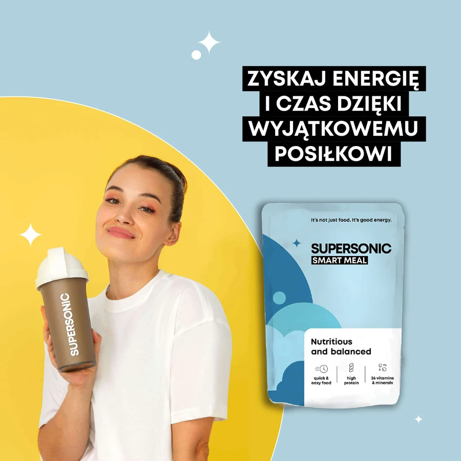 Суперзвуковий пеноварот Smart Meal, смак ванільного морозива з лісовою суницею, 100 г: ціни та характеристики