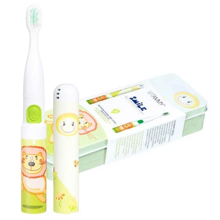 Набір Vitammy Smile, звукова зубна щітка для дітей, лев + Dodo Memo, гра, тварини, 24 картки: ціни та характеристики
