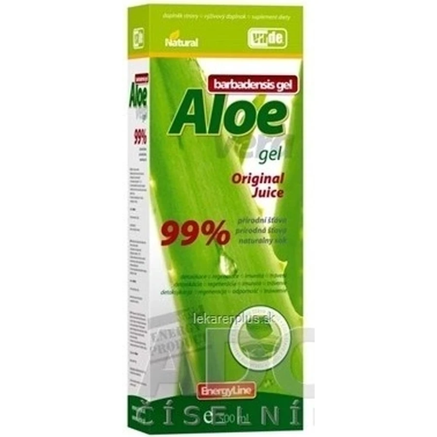 VIRDE ALOE VERA barbadensis gel 1×500 мл, оригинальный сок: цены и характеристики
