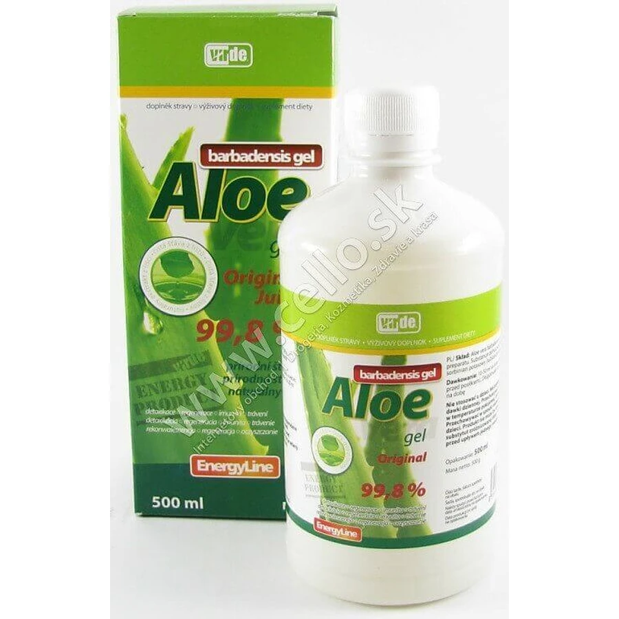 VIRDE ALOE VERA barbadensis gel 1×500 мл, оригинальный сок: цены и характеристики