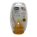 Соска Chicco Original Touch гумова антиколікова з 6+ місяців, 2 шт.