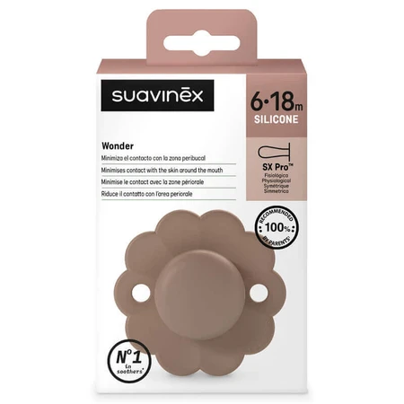 Suavinex Wonder SX Pro, физиологический манекен, силикон, животик, 6-18 месяцев, 1 штука: цены и характеристики