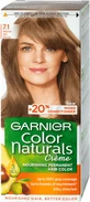 Фарба перманентна для волосся Colour Naturals 7.1 попелястий русявий, 1 шт.