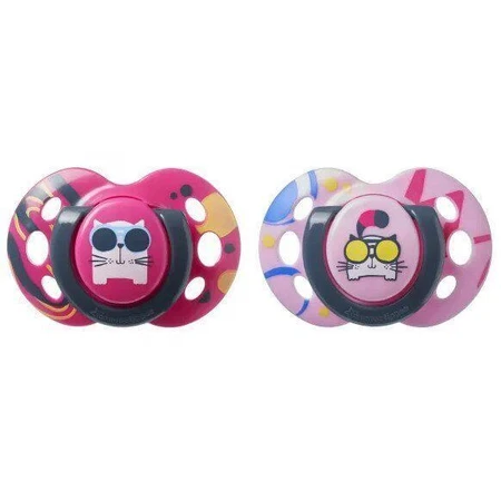 Tommee Tippee Соска-пустушка C2N Silicone Fun 6-18м 2 шт.: ціни та характеристики
