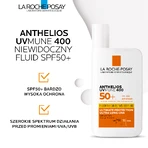 La Roche Posay, Невидимий флюїд під макіяж Anthelios SPF 50+, 50 мл: ціни та характеристики