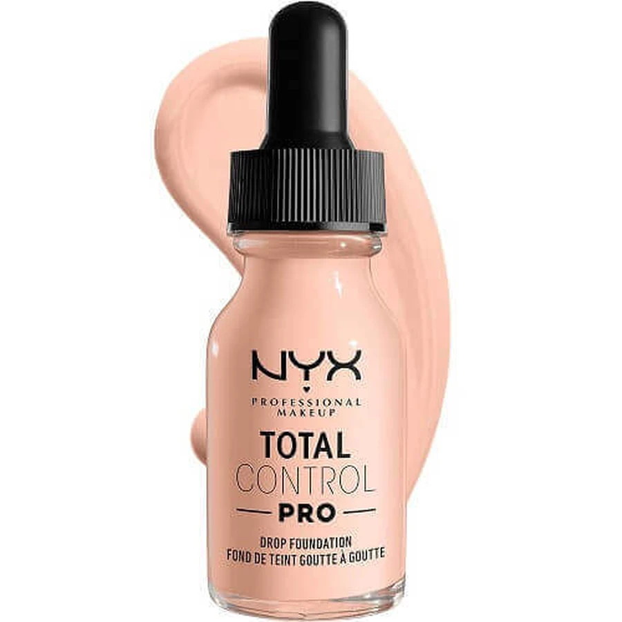Основа, NYX, Total Control PRO Drop, 1.3 Light Porcelain, 13 мл: цены и характеристики