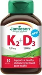 Jamieson Вітамін K2+D3 120 мкг+1000 МО 30 капсул