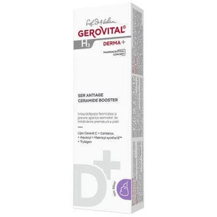 Сыворотка против морщин с керамидным бустером H3 Derma+, 15 мл, Геровитал