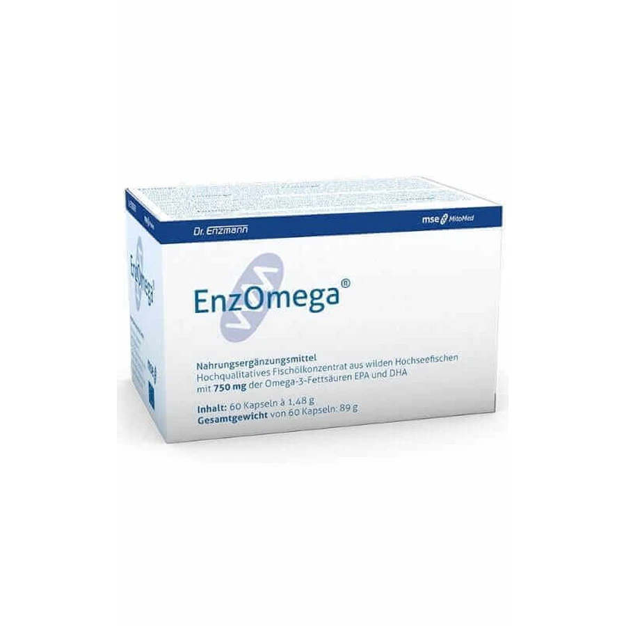 Доктор Енцманн, EnzOmega MSE Омега 3 DHA EPA 60 капсул: ціни та характеристики