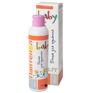 Baby пенка для купания с d-пантенолом 200 мл, розовая