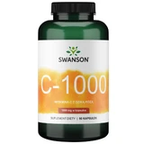 Swanson C, вітамін С 1000 мг з шипшини, 90 капсул