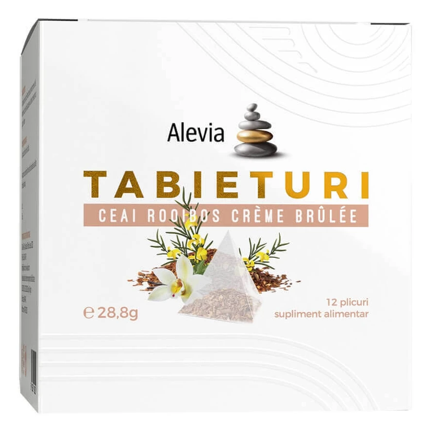 Чай ройбуш Creme Brule Tabieturi, 12 пакетиков, Alevia: цены и характеристики