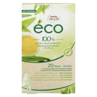 Смужки для епіляції обличчя eco Depil, 20 шт, Byly