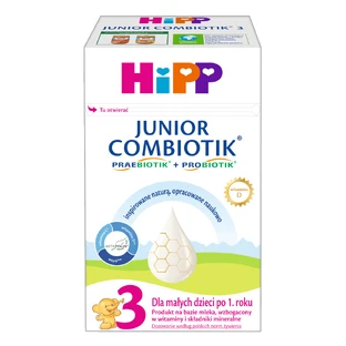 HiPP 3 Junior Combiotik, продукт на молочній основі, після 1 року, 550 г УПАКОВКА ДЕФЕКТУЄТЬСЯ