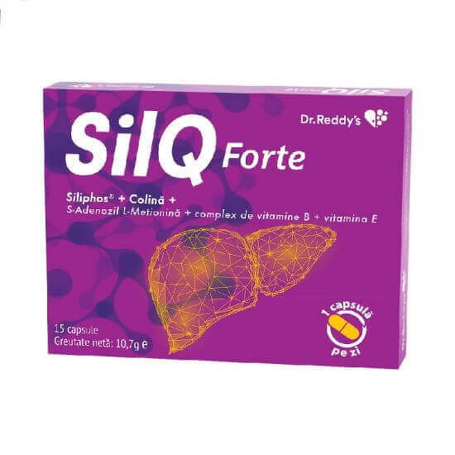 SilQ Forte, 15 капсул, Dr Reddys: цены и характеристики