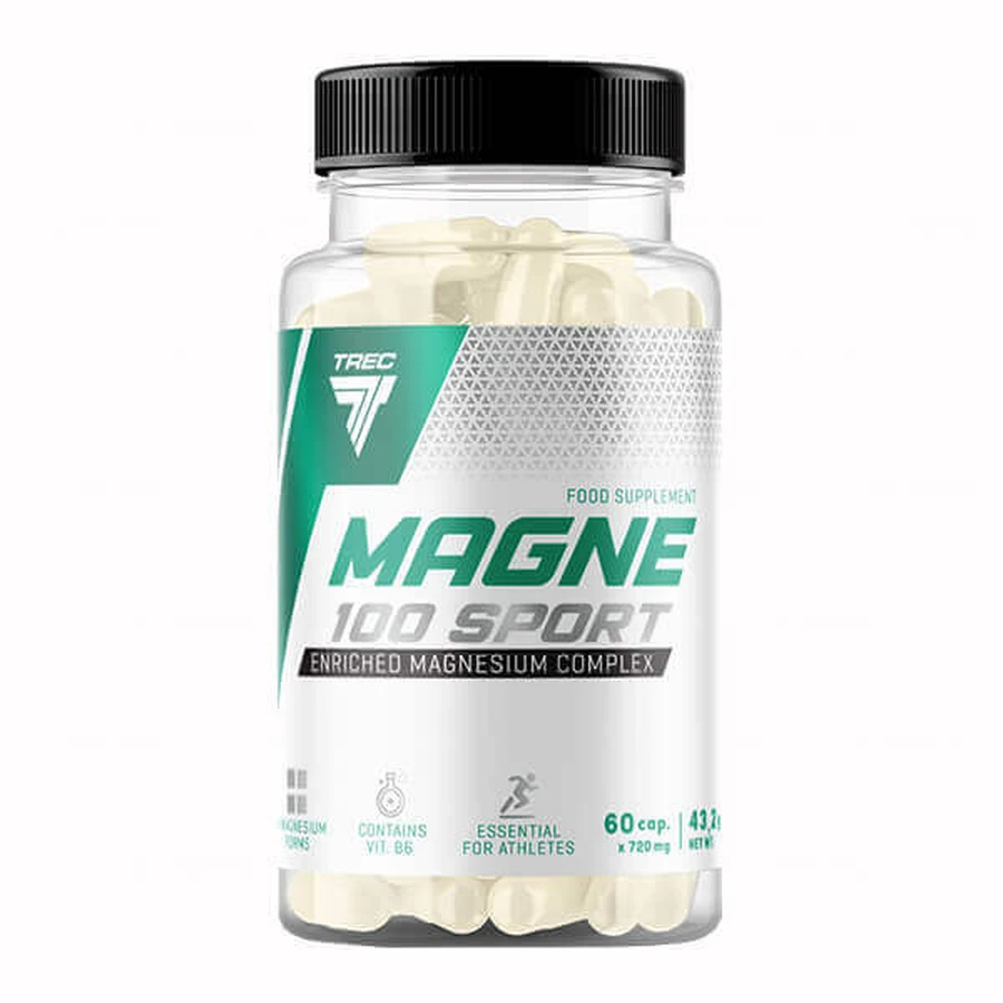 Trec, Magne 100 Sport, 60 капсул: ціни та характеристики