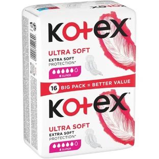 Kotex® Ultra SOFT Super 16 шт.
