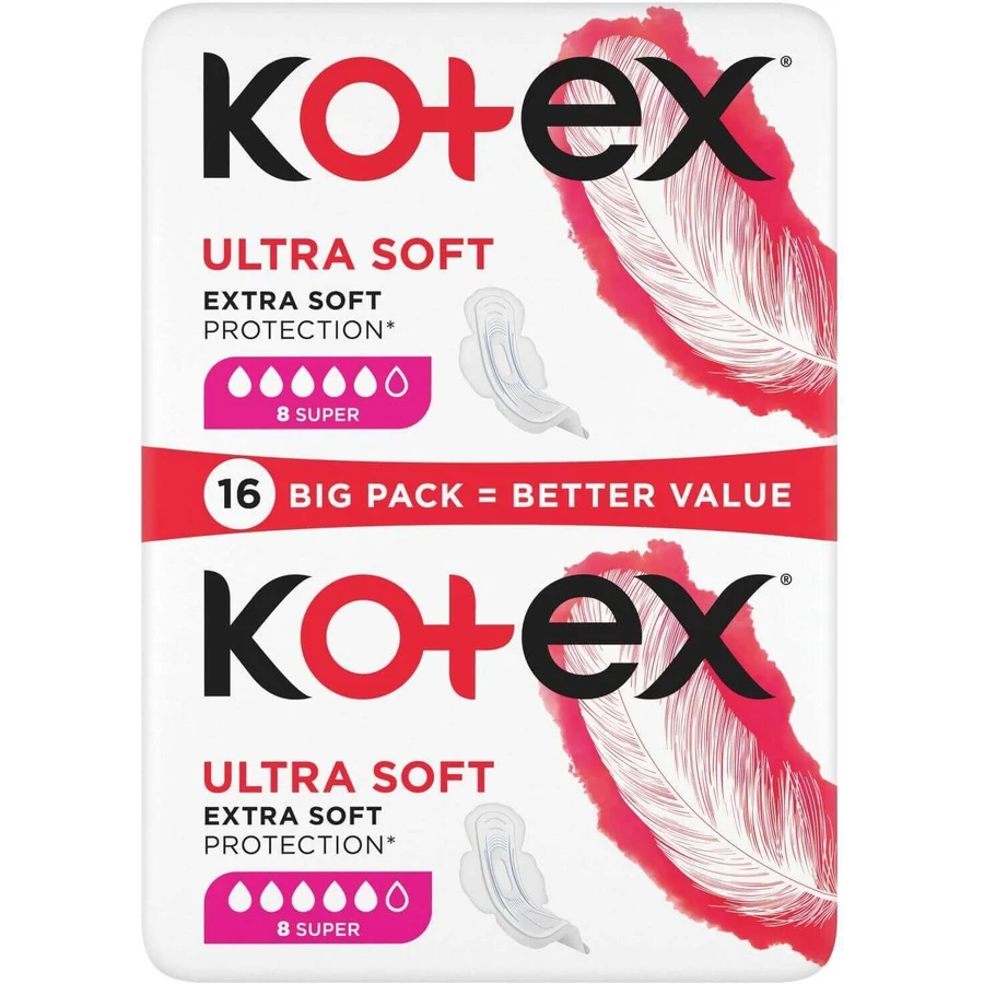 Kotex® Ultra SOFT Super 16 шт.: цены и характеристики