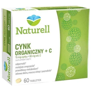Naturell Organic Zinc + C, 60 таблеток КОРОТКИЙ ТЕРМІН ДІЇ