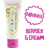 Jack n' Jill Натуральна зубна паста з календулою BERRIES & CREAM, 50 г